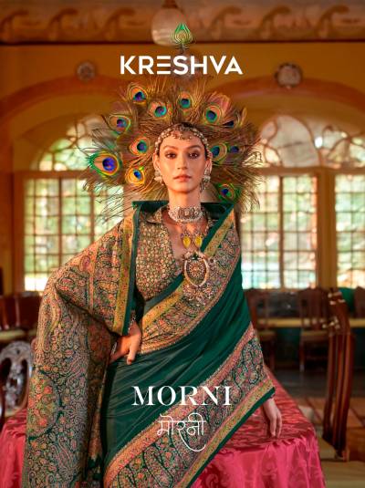 MORNI BY KRESHVA DESIGNER SILK SAREES WHOLESALER IN INDIA